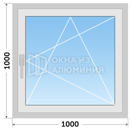 Поворотное окно из алюминиевого сплава AL-604